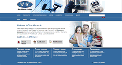 Desktop Screenshot of macalarms.ie